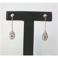 Pendientes Damiata Gioielli Mujer in Oro blanco 430/4/102/1-D199 - 430/4/102/1-D199